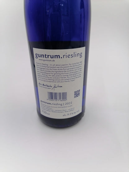 Riesling Royal Blue Bottle (W)